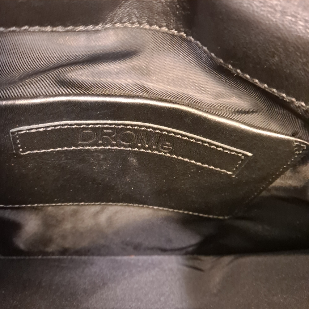 Source Unknown Black And Brown Patterned Clutch - image 5